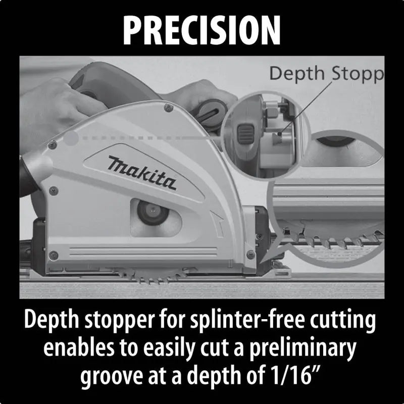 Makita 6-1/2 In. Plunge Circular Saw with Rail SP6000J1 from Makita