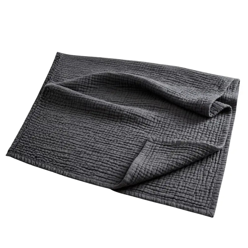 All-Season Muslin Cotton Blanket  Lightweight, Packable & Ideal for Travel or Lounging