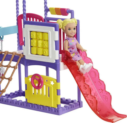 Barbie Skipper Babysitters Inc Climb ‘n Explore Playground 2 Dolls and Playset wth Accessories