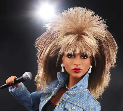 Barbie Signature Tina Turner Doll in ’90s Outfit with Accessories for Collectors