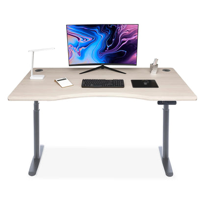 Bureau assis debout incurvé (bords arrondis) - DYNAMIC SMOOTH