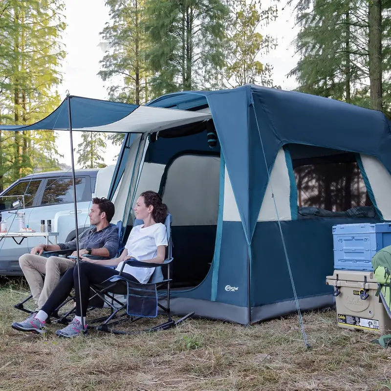 Portal 5-Person SUV Tent with Integrated Porch — Water-Resistant, Windproof Trunk Camp Tent