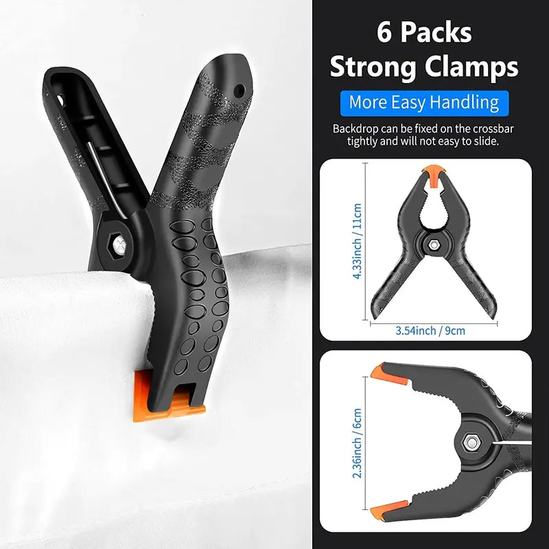 NEEWER Professional Photography Lighting Kit  Includes Softbox Lights, Light Stands, and Collapsible Backdrops