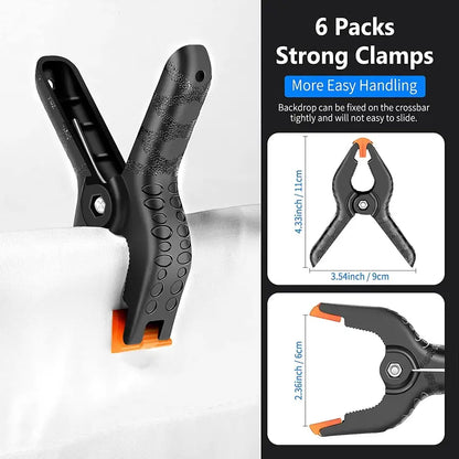 NEEWER Professional Photography Lighting Kit  Includes Softbox Lights, Light Stands, and Collapsible Backdrops
