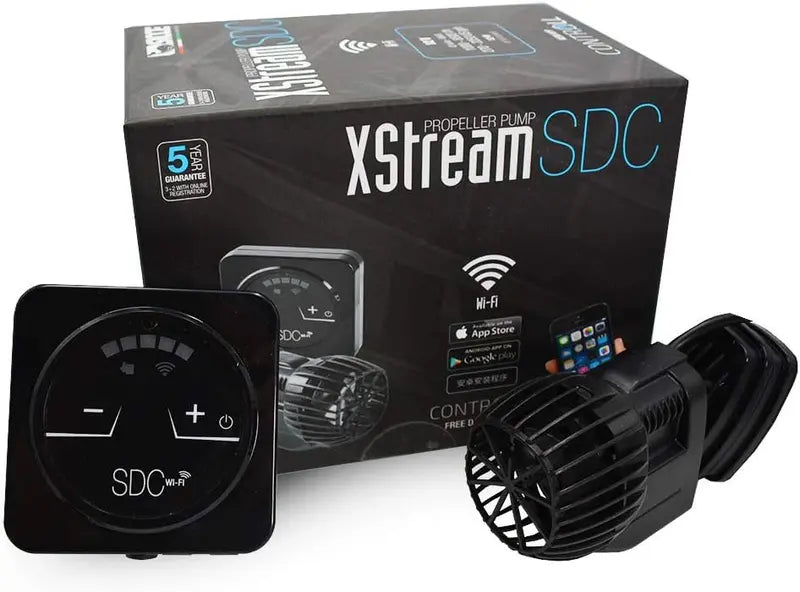 WiFi-Controlled Wave Pump  Adjustable Flow for Freshwater & Saltwater Aquariums (2250 GPH)