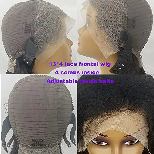 SENSAIRUITE 20¡å Natural Color Pre-Plucked Human Hair Lace Front Wig with Baby Hair, 180 Density, 13¡Á4 Lace