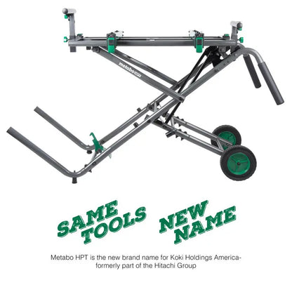 Fold and Roll Miter Saw Stand