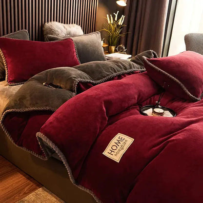 Winter Duvet Cover Set with Ultra-Soft Gentle-Touch Fabric