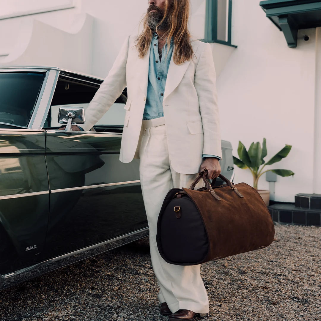 Suede S.C Holdall - Tobacco Brown