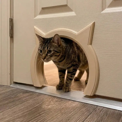 Adjustable Door Frame Insert for Litter Box Enclosures or Secure Outdoor Entry