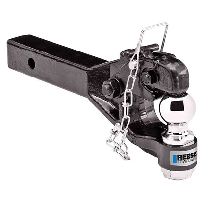 Reese 12000 lbs Combination Pintle Hook Mount with 2 Hitch Ball