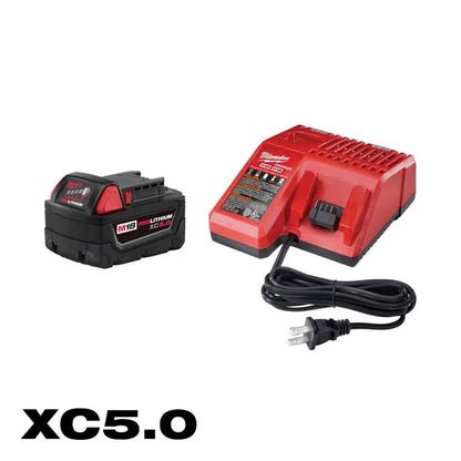 M18 18V Lithium-Ion Cordless Compact Blower  5.0Ah Battery & Charger Included