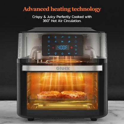 20-Quart Multi-Function Air Fryer Oven — 10-in-1 Cooking Appliance with Rotisserie & Dehydrator Racks