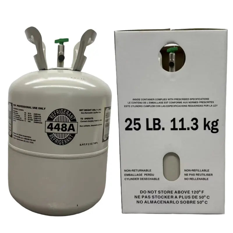 25 lb R448A Refrigerant  Eco-Friendly Commercial & Industrial HVAC Replacement Gas