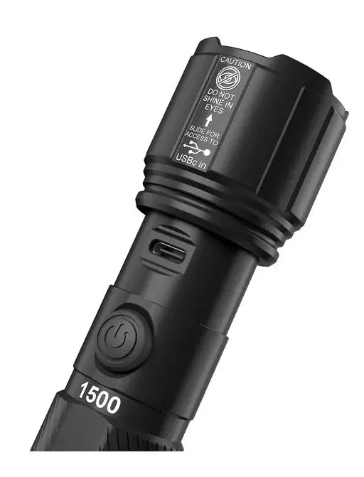 Duracell Hybrid LED Flashlight  1500-Lumen Rechargeable Light, 4-Pack with USB Charging