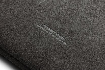 Suede Flight Folio XL - Storm Grey