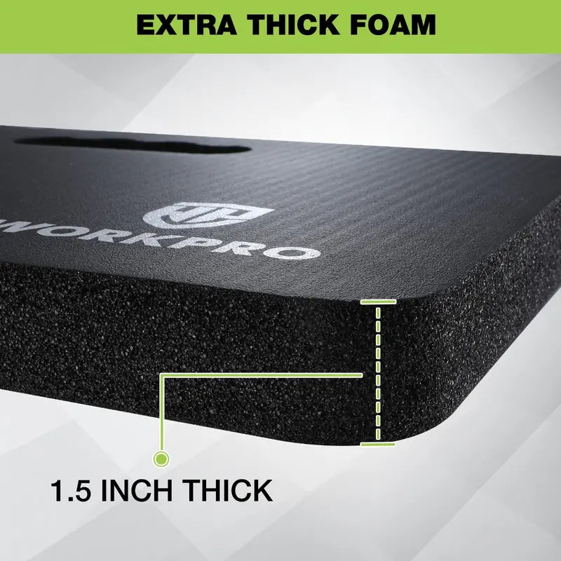 WORKPRO Extra-Thick Foam Kneeling Pad  17.5 x 11 x 1.5 Inches for Comfortable Garden or Workshop Use