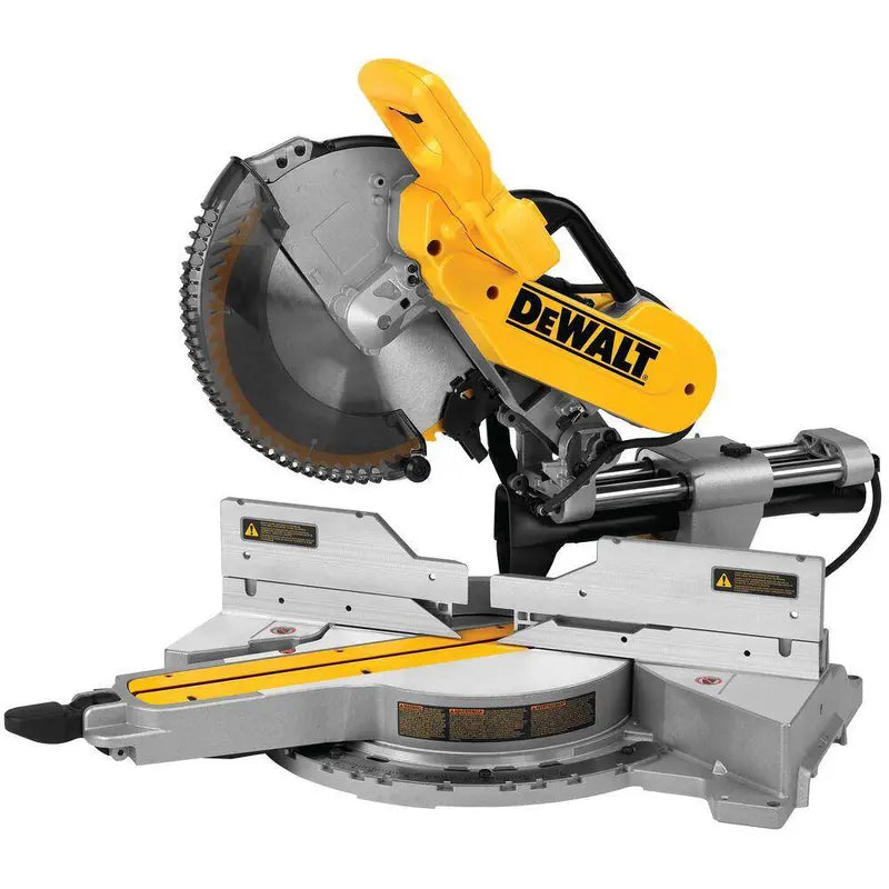 DWS779 15 Amp 12″ Double Bevel Sliding Compound Miter Saw  Wrench & Clamp Included