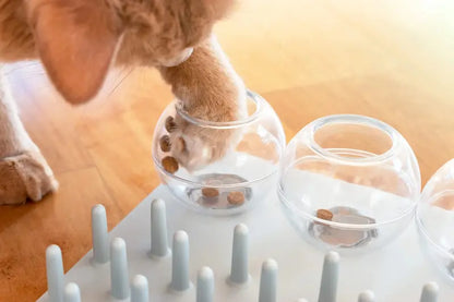 Cat Fun Board Interactive Puzzle Toy  Stimulating Strategy Game for Healthy Eating