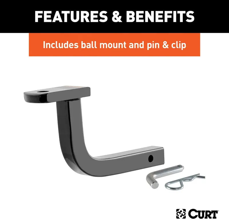 Class III Trailer Hitch Kit  Includes Adjustable Ball Mount Assembly
