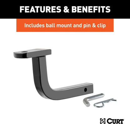 Class III Trailer Hitch Kit  Includes Adjustable Ball Mount Assembly