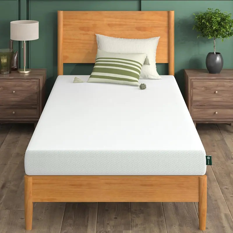 Zinus Lumbar+ 14-Inch King Mattress: Ergonomic Memory Foam with Targeted Lumbar Support, Cooling Gel Infusion, Green Tea Extract, and Soft Cool-to-Touch Cover