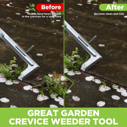 WORKPRO 3-Piece Garden Weed Removal Set  Crack Weeder & Hand Trowel