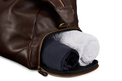 Leather Weekender - Brown