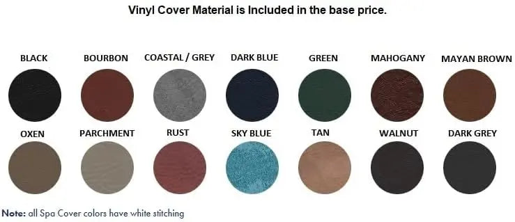 Custom Hot Tub Cover Replacement — Durable EPS Foam Insulation (46″ tapered), Weather-Resistant, 5-Year Warranty