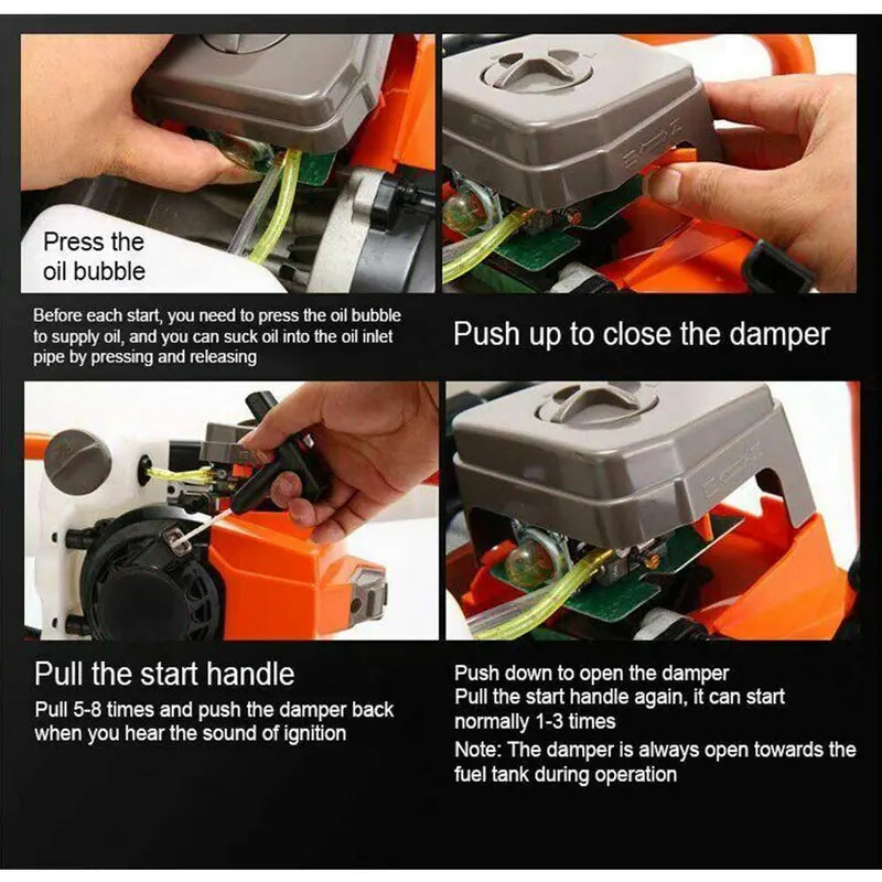PRIJESSE Gas-Powered Post Hole Digger  Dual-Mode Earth Auger Drill System