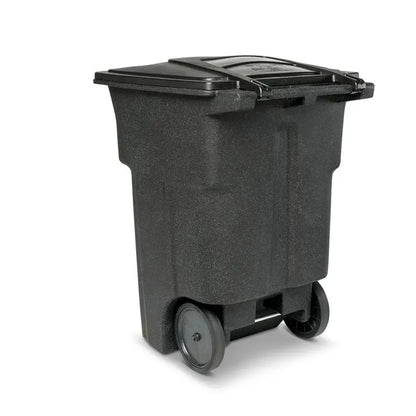 Toter 96-Gallon Wheeled Trash Can  Smooth-Rolling Dual Wheels, Snap-On Lid & Durable Resin Construction