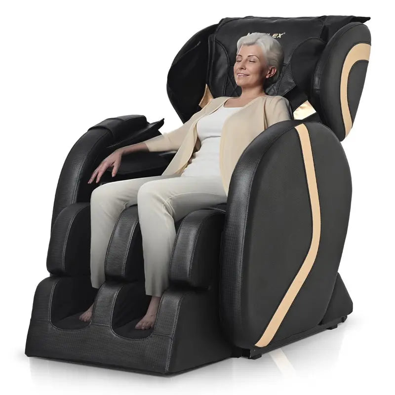 Molylex Full Body Zero Gravity Massage Chair with Heating & Airbags, 2023 Model
