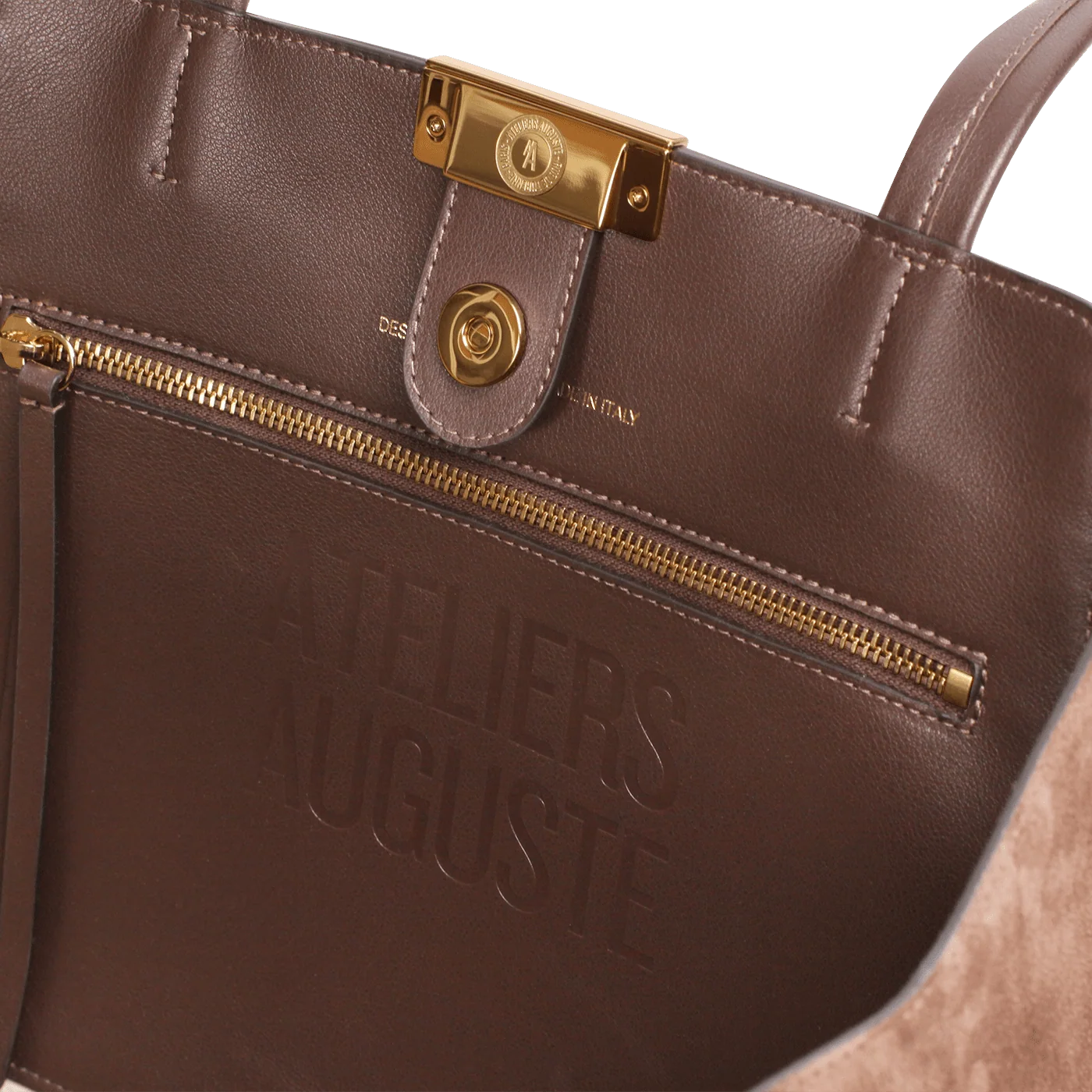 Sévigné - Cuir Velours Chocolat