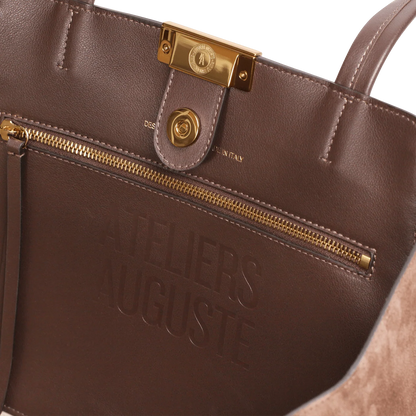 Sévigné - Cuir Velours Chocolat
