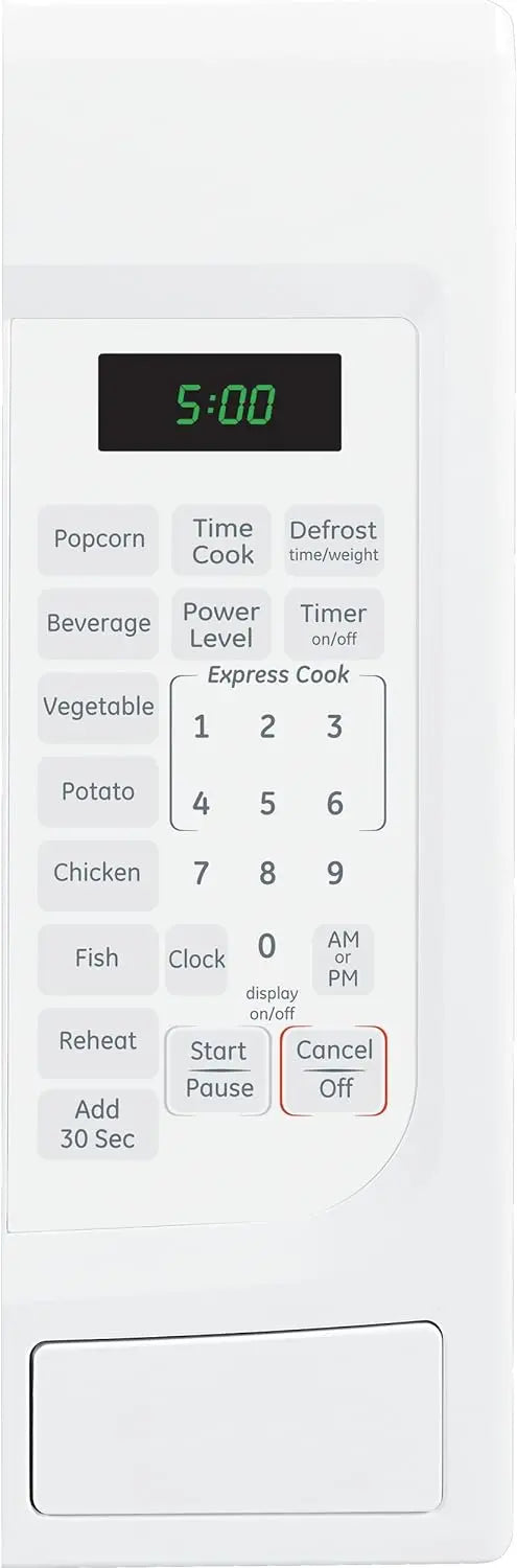 FT Countertop Microwave Oven  White, Compact Kitchen Appliance