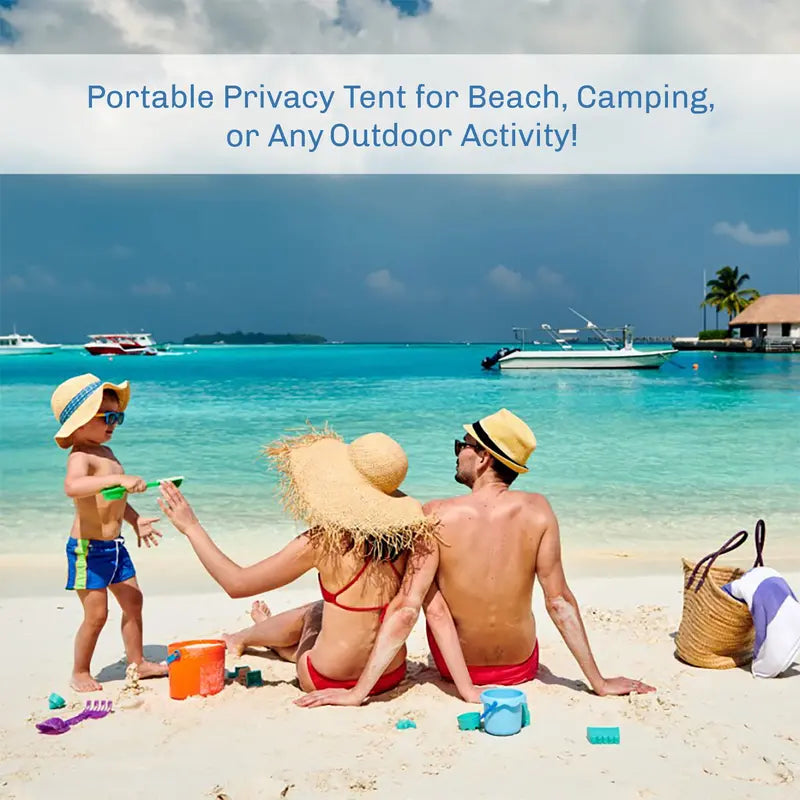 Portable Pop Up Pod- Instant Privacy, Shower and Changing Tent with Carry Bag by Wakeman Outdoors