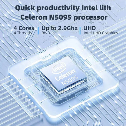 SGIN 15.6¡å Windows 11 Laptop  Intel Celeron N5095A, 12GB DDR4 RAM, 512GB SSD, Full HD 1920¡Á1080 Display