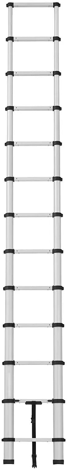 SmartClose Telescoping Aluminum Ladder  300-Lb Capacity, 12.5-Foot Reach with Soft-Close Locks