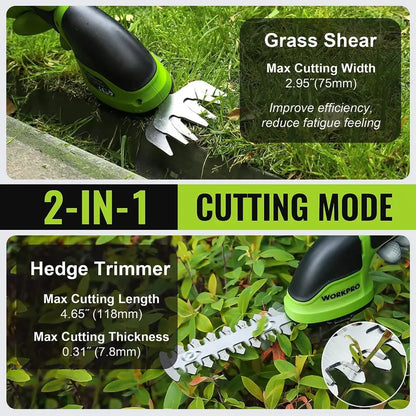 WORKPRO 3.6V Cordless Grass Shear Replacement Blades (Models W159020AH, W159026AH, W159023AH)