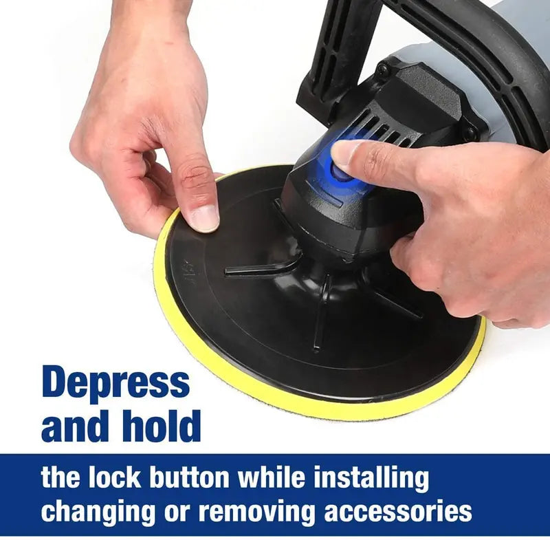 WORKPRO Detachable Buffer Polisher  Variable-Speed Tool with Complete Accessory Kit