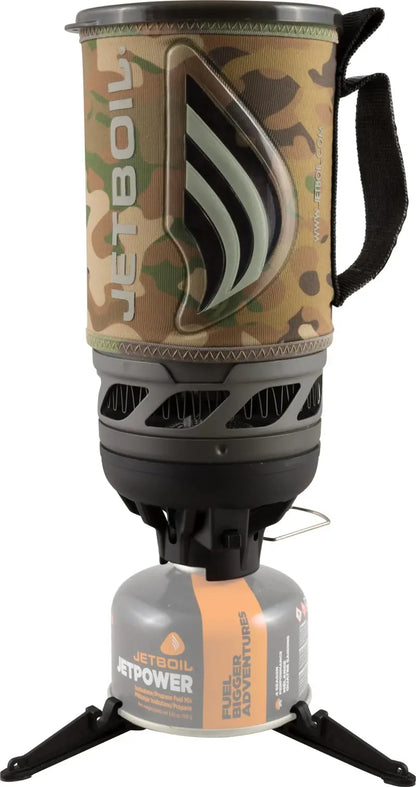 Jetboil Flash Cooking System  Fast-Boil Backpacking Stove with Integrated Pot and Lid