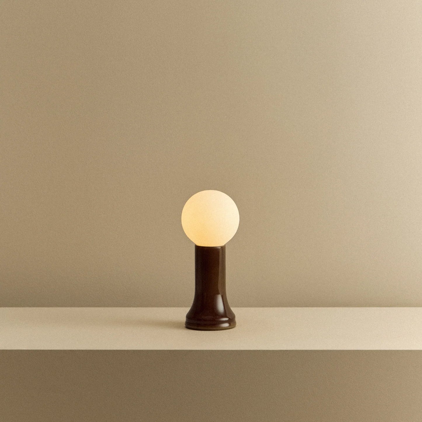 Shore Table Lamp in Bottle Brown