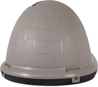 Petmate Indigo Igloo Dog House  Extra-Large, All-Weather Shelter Made in USA with 90% Recycled Materials