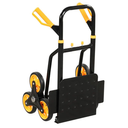 Heavy-Duty Stair Climber Hand Truck with Load-Supporting Wheels & Ergonomic Handle