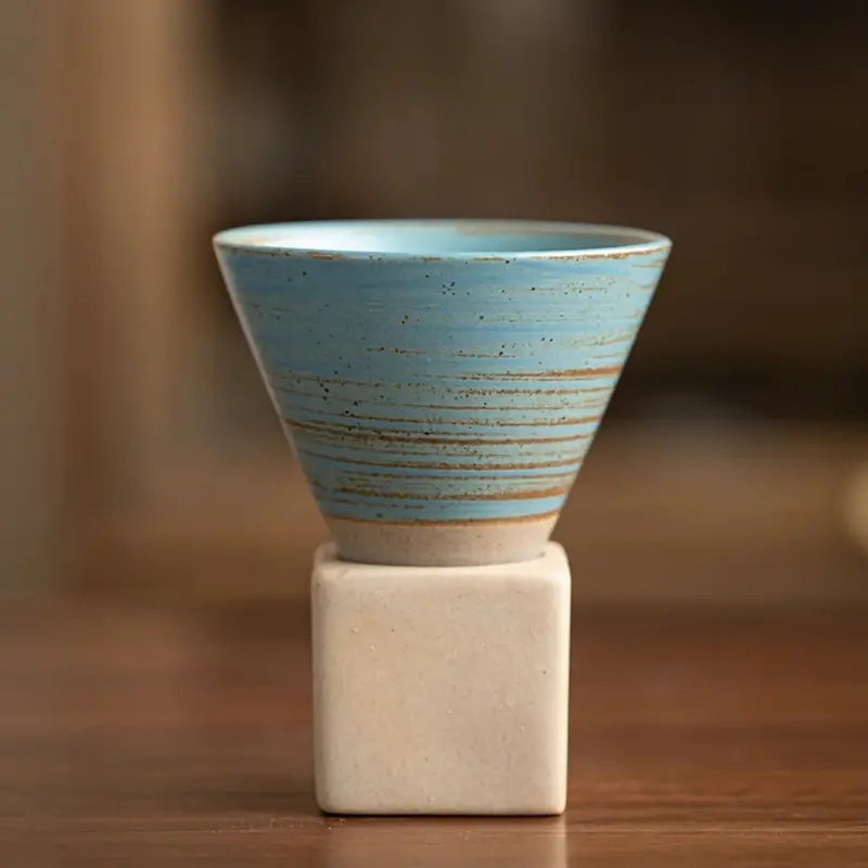 Kyoto-Inspired 200ml Ceramic Espresso Cup Set  Clean Minimalist Design
