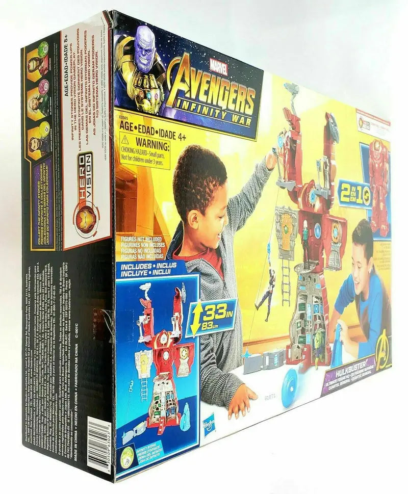 Hasbro Marvel Avengers Hulkbuster Ultimate Action Figure Playset  Includes Tower Base & Roto-Blade Launcher