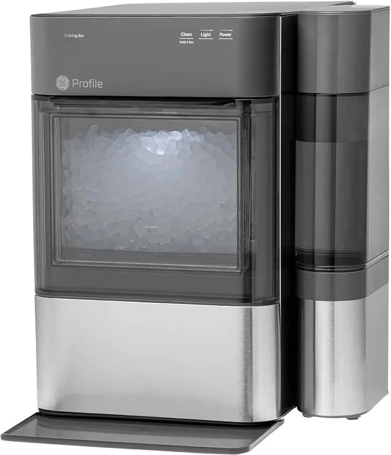 Opal 2.0 Nugget Ice Maker  WiFi-Enabled Countertop Pellet Ice Machine, 0.75-Gallon Tank, 38 lbs/Day Output, Stainless Steel