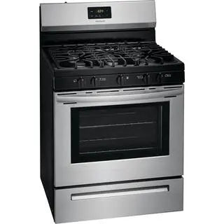 Frigidaire Stainless Steel 30-Inch 5-Burner Freestanding Gas Range (FCRG3052AS)