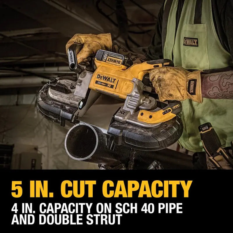 DEWALT 20V MAX XR Cordless Brushless Deep Cut Band Saw (Tool Only) DCS374B