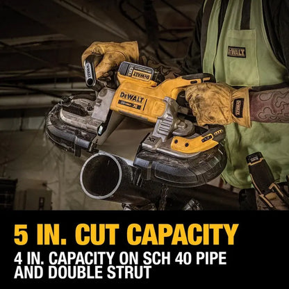 DEWALT 20V MAX XR Cordless Brushless Deep Cut Band Saw (Tool Only) DCS374B